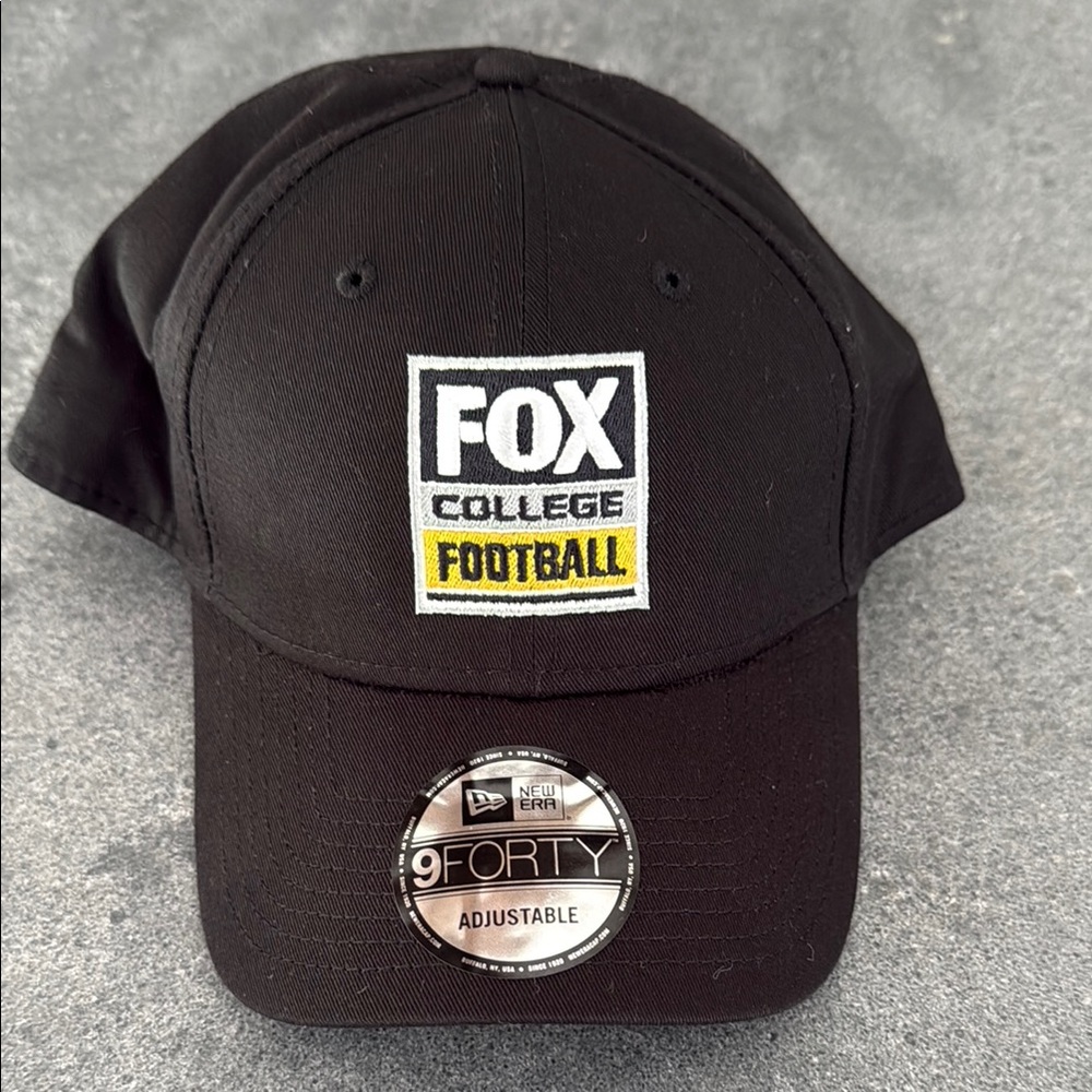 COPY - New Era Black FOX College Football Cap